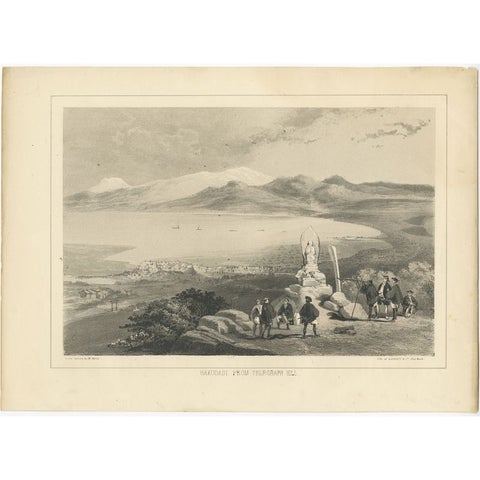 Old Print of Surulangun Village in North Musi Rawas, South Sumatra, Indonesia, view 2