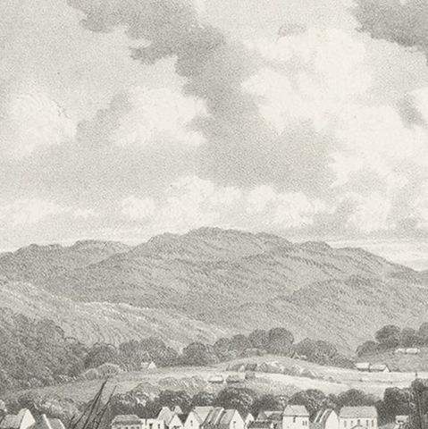 Antique Print of Kupang or Koepang in the East Indies, Now West-Timor, Indonesia, close-up 3