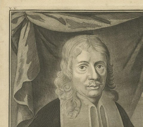 Portrait of Ioan Maat Suyker: Governor-General of the Dutch East Indies, 1724, close-up 3
