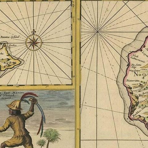 Antique Map of Manipa, Nusa-Laut, Saparua & Haruku 'Indonesia' by F. Valentijn, close-up 1