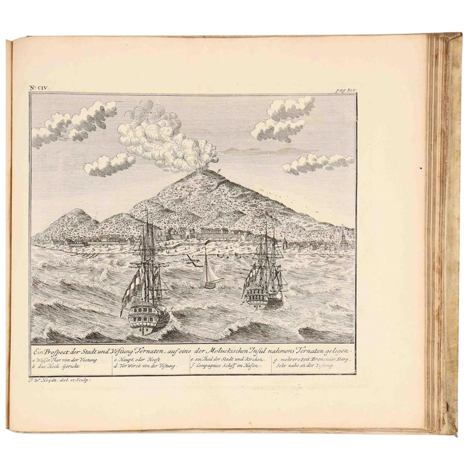VOC Atlas of Africa and East Indies by J.W. Heydt, Homann Heirs, 1744