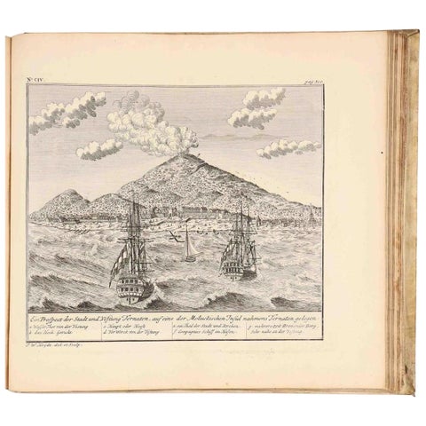 VOC Atlas of Africa and East Indies by J.W. Heydt, Homann Heirs, 1744