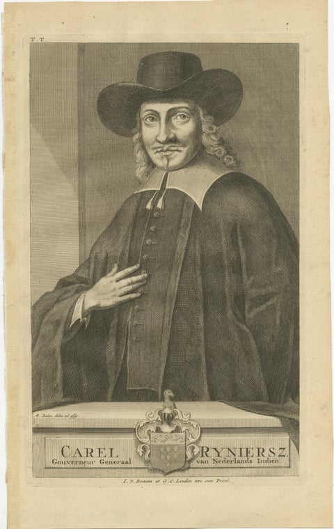 Carel Reyniersz: Esteemed Governor-General of the VOC, Dutch East Indies, 1724, view 2