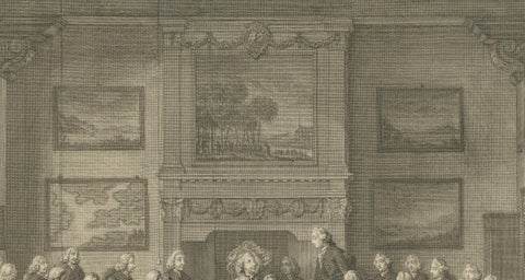 Meeting of the VOC Directors with Prince William V, Amsterdam 1768, close-up 4