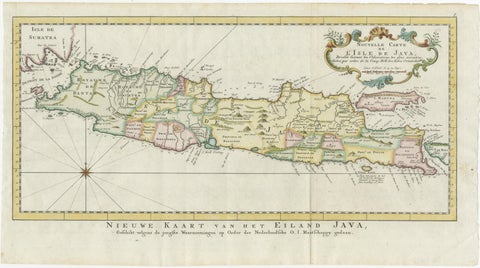 Antique Map of the Island of Java, Indonesia, view 2