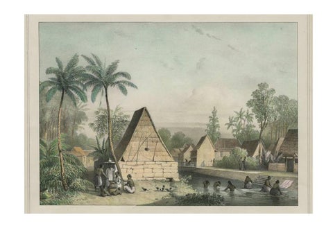 Antique Print of Koepang 'Timor, Indonesia' by C.W.M. Van De Velde, 1844, view 4