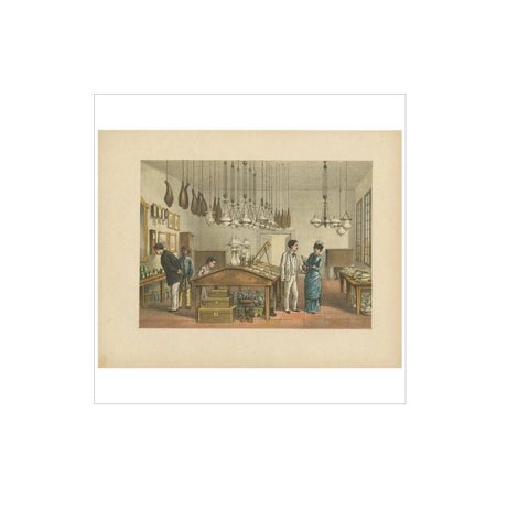Antique Print of a Store in Batavia 'Indonesia' by M.T.H. Perelaer, 1888, view 4