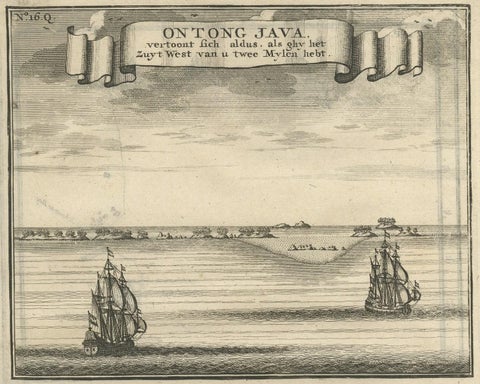 Antique Map of the Banda Islands and the Route of Abel Tasman, Indonesia, 1726, view 4