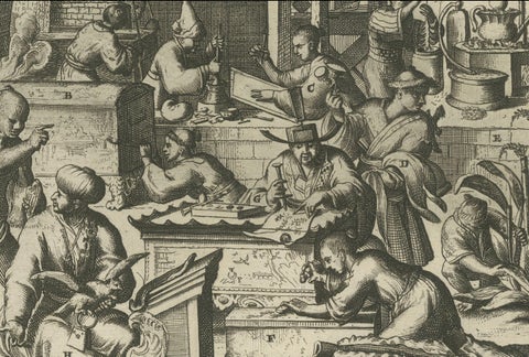 Global Harvests and Crafts: From the East Indies to Chinese Lacquerwork, c. 1708, close-up 2