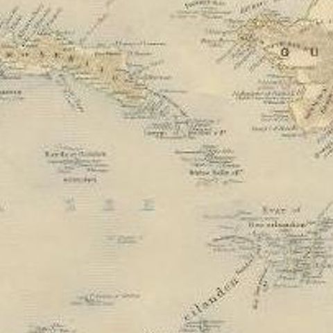 Antique Map of the Moluccas by Stemfoort, 1885, close-up 2