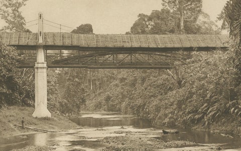 Soengei Serpa, Sumatra, Antique Photogravure by C.J. Kleingrothe, c.1900, close-up 2