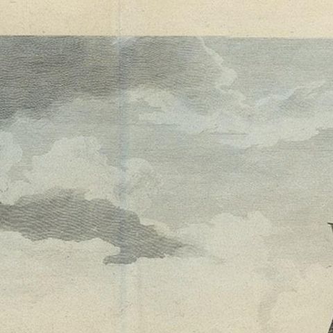 Beautiful View of Pulau 'Island' Onrust, Batavia 'Jakarta, Indonesia', ca.1805, close-up 2