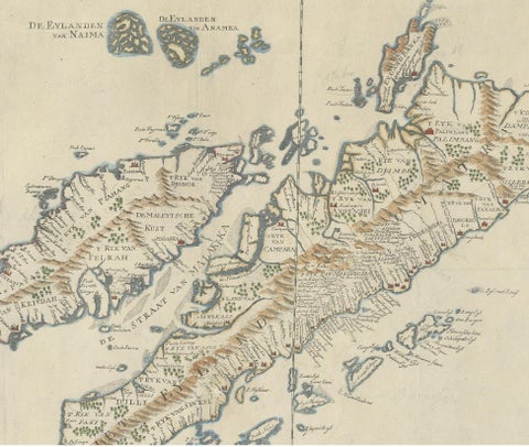 Antique Map of Sumatra, Indonesia 'c.1780', view 4