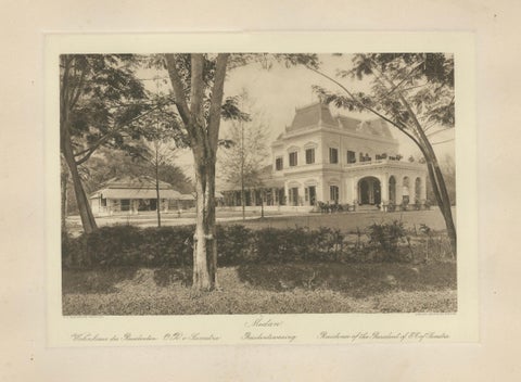 Medan Resident’s Palace, East Coast of Sumatra, Kleingrothe Photogravure c.1900, close-up 5