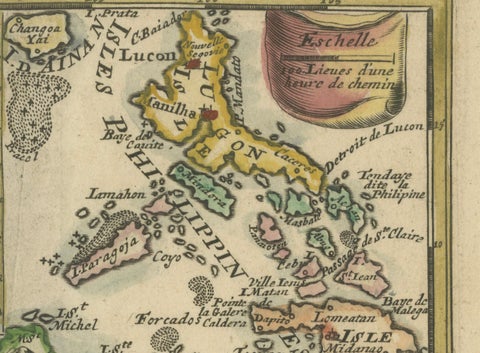 1692 Jacq. Peeters Map: East Indies, Indonesia, Japan, Philippines and Singapore, close-up 3