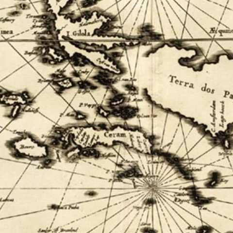 Extremely Rare Map of the East-Indies towards the South-East 'Indonesia', 1725, close-up 3