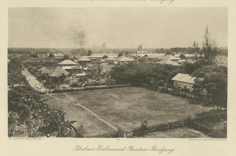 Oil Industry at Rantau-Pandjang, Sumatra, Dutch East Indies, ca.1910, close-up 3