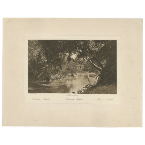 Chinese Temple by the River, Medan, Sumatra (c.1910)