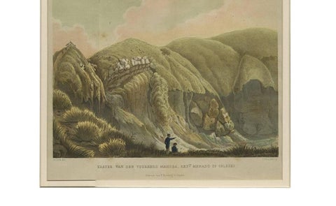 Antique Print with a View of Menado on Celebes 'Indonesia' by C.G.C. Reinwardt, view 3