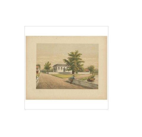 Antique Print of a Church in Batavia by M.T.H. Perelaer, 1888, view 4