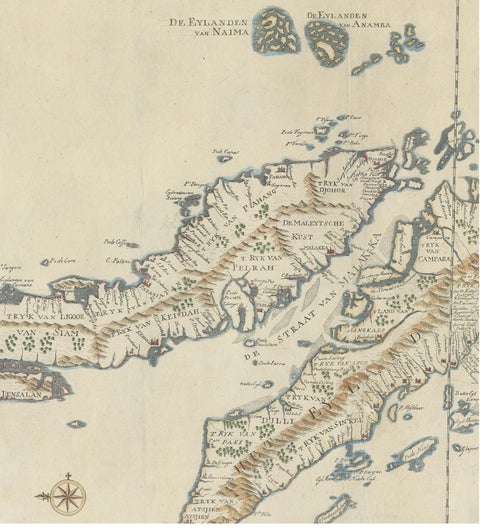 Antique Map of Sumatra, Indonesia 'c.1780', view 3