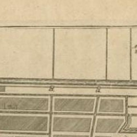 Antique Plan of Batavia in the Dutch East Indies or Indonesia, circa 1695, close-up 1