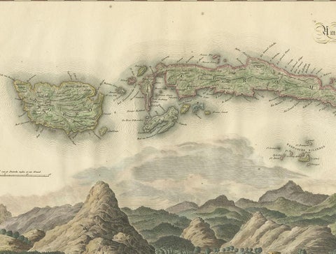 Antique Map of Seram, Boero and the Banda Islands by Van den Bosch '1818', view 3