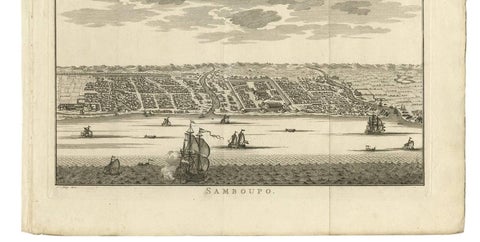 Antique Print of Samboupo ‘Sulawesi, Indonesia’, 1750, view 4