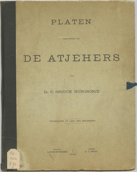 Twelve Prints of Aceh 'Atjeh' Published by E.J. Brill, '1895', view 2
