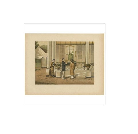 Antique Print of a Residence in Batavia by M.T.H. Perelaer, 1888, view 4