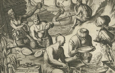 Global Harvests and Crafts: From the East Indies to Chinese Lacquerwork, c. 1708, close-up 5