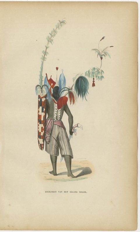 Antique Ethnographic Prints of Indonesia & Timor Islands, Set of 8, 1852, view 3